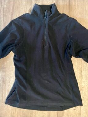 Black Half-Zip Fleece